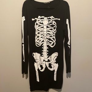 Skeleton Bodycon dress from BooHoo